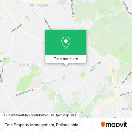 Tate Property Management map