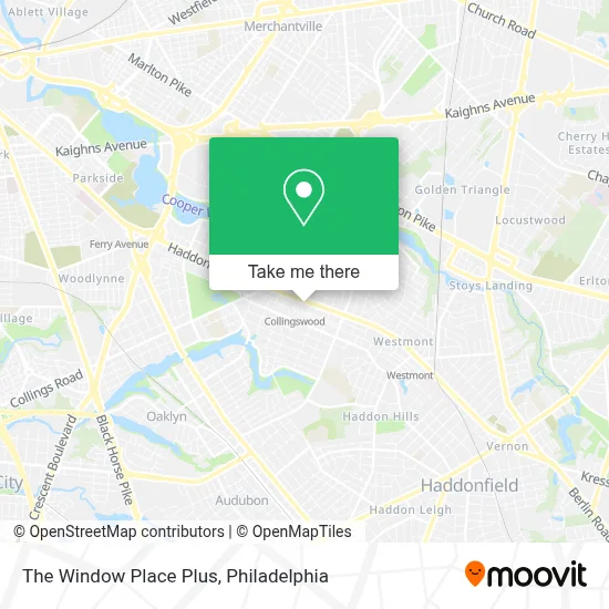 The Window Place Plus map