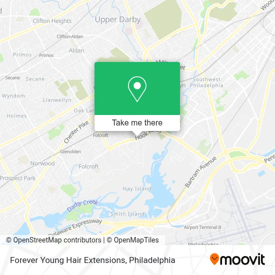 Forever Young Hair Extensions map