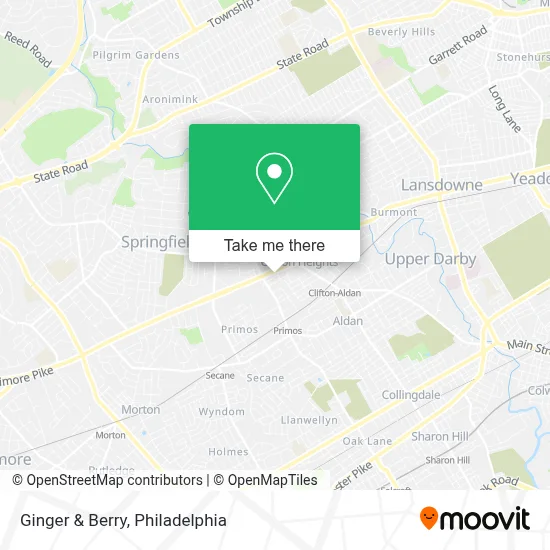 Ginger & Berry map