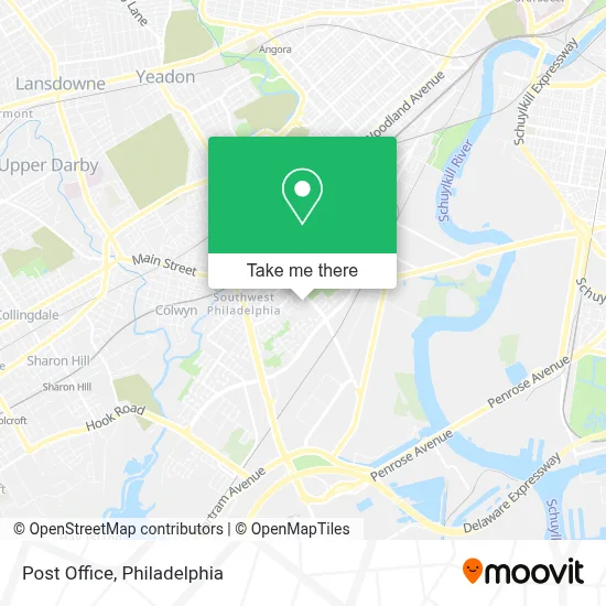 Post Office map