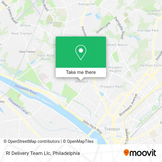 Rl Delivery Team Llc map