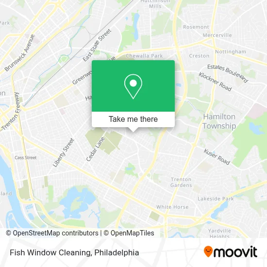 Fish Window Cleaning map