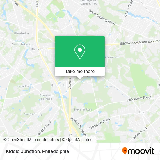 Kiddie Junction map
