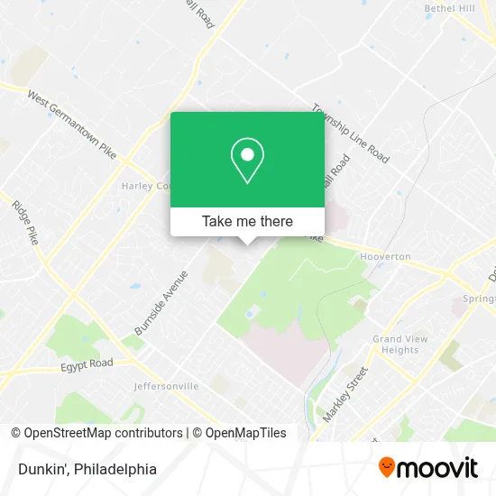 Dunkin' map