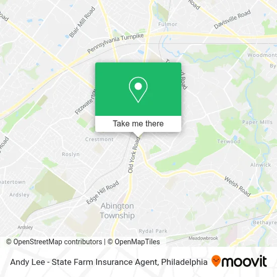 Andy Lee - State Farm Insurance Agent map