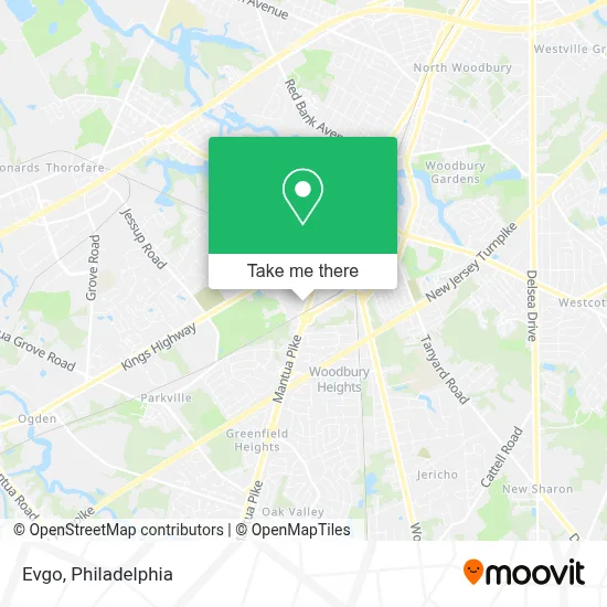 Evgo map