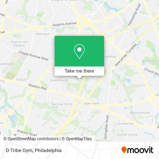 D-Tribe Gym map