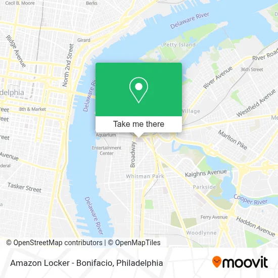 Amazon Locker - Bonifacio map
