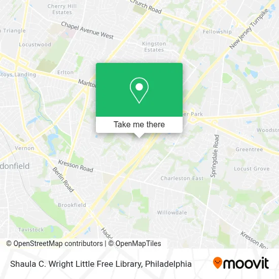 Shaula C. Wright Little Free Library map