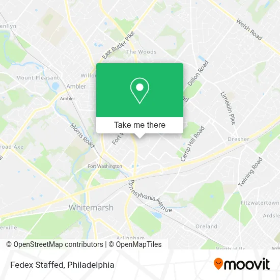 Fedex Staffed map