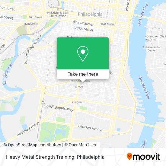Heavy Metal Strength Training map