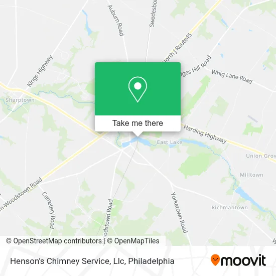 Henson's Chimney Service, Llc map
