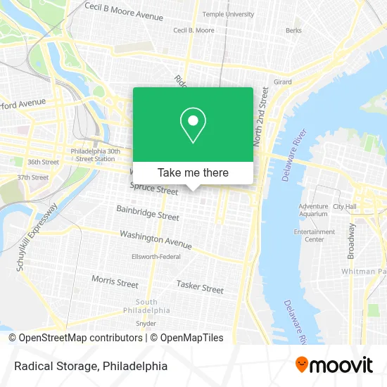 Radical Storage map