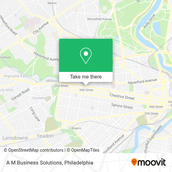 A M Business Solutions map