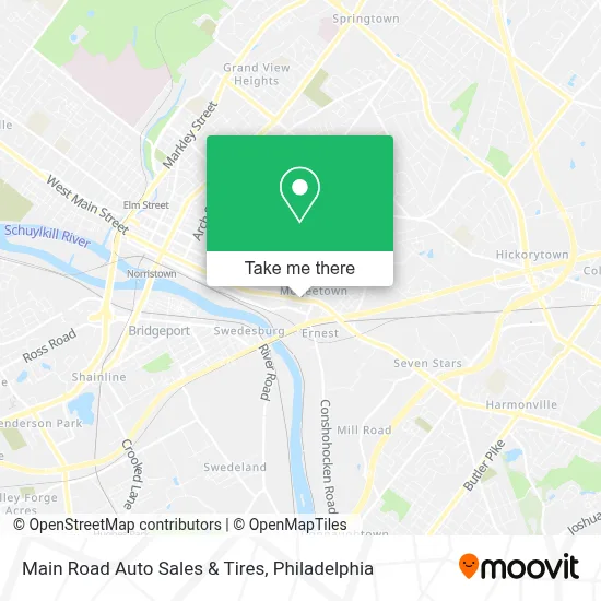 Main Road Auto Sales & Tires map