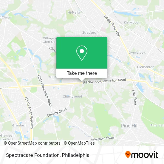 Spectracare Foundation map
