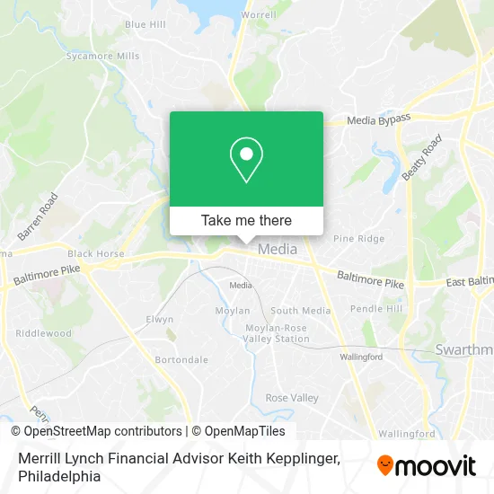Merrill Lynch Financial Advisor Keith Kepplinger map