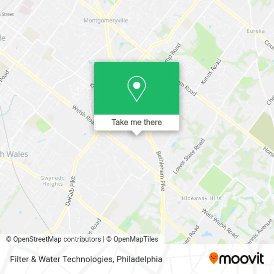 Filter & Water Technologies map