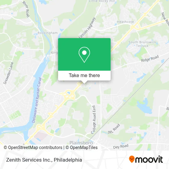 Zenith Services Inc. map
