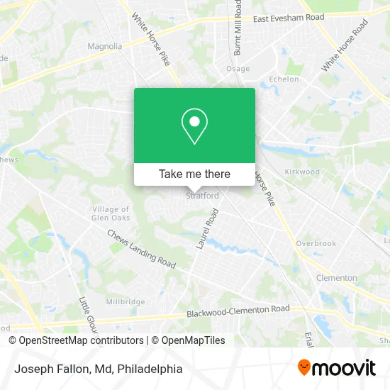 Joseph Fallon, Md map