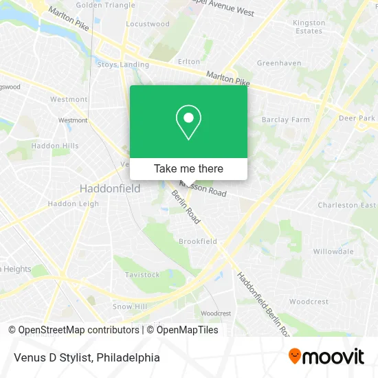 Venus D Stylist map
