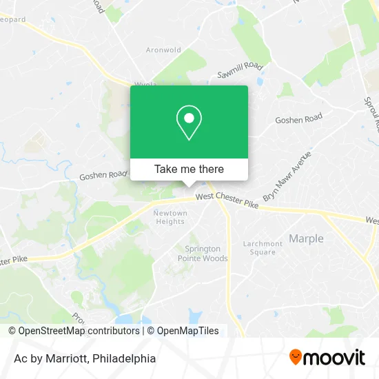 Ac by Marriott map