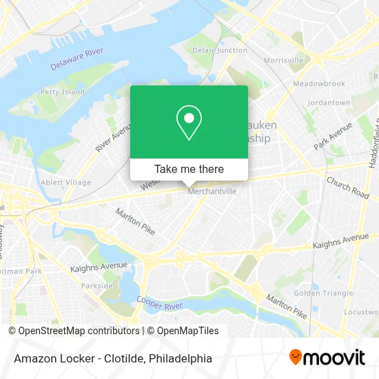 Amazon Locker - Clotilde map