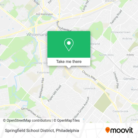 Springfield School District map