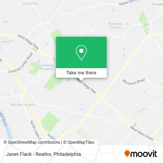 Janet Flack - Realtor map