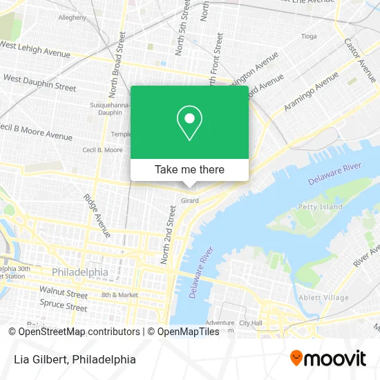 Lia Gilbert map
