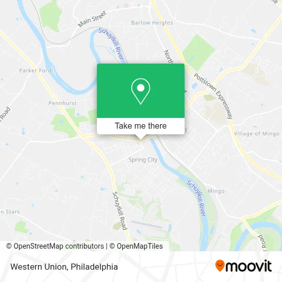 Western Union map