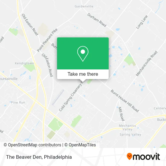 The Beaver Den map