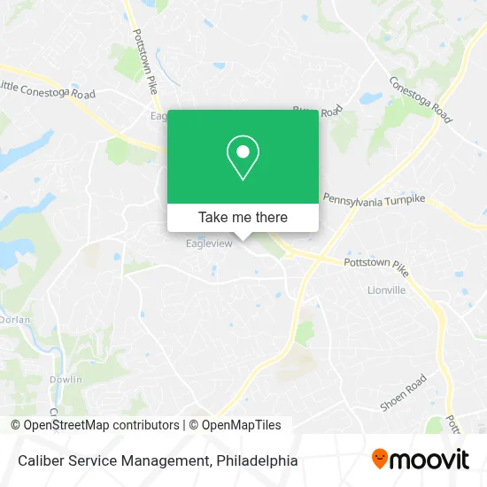 Caliber Service Management map