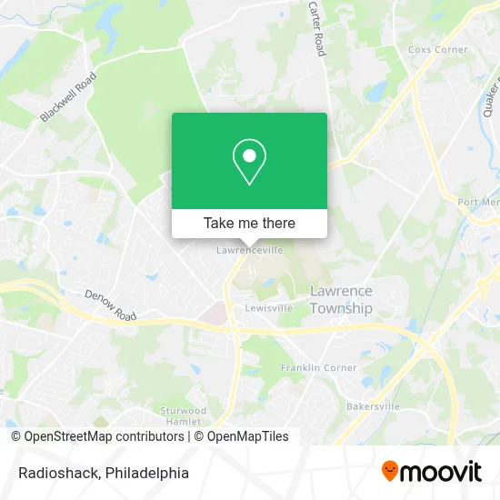 Radioshack map