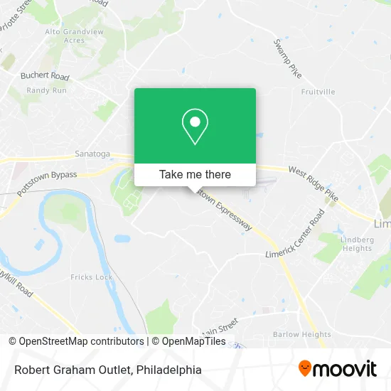 Robert Graham Outlet map