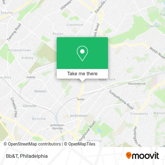 Bb&T map
