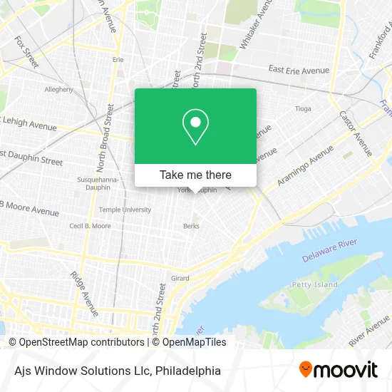 Ajs Window Solutions Llc map