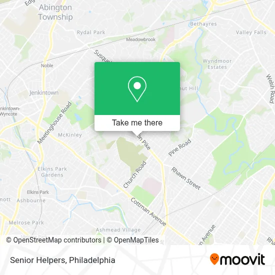 Senior Helpers map