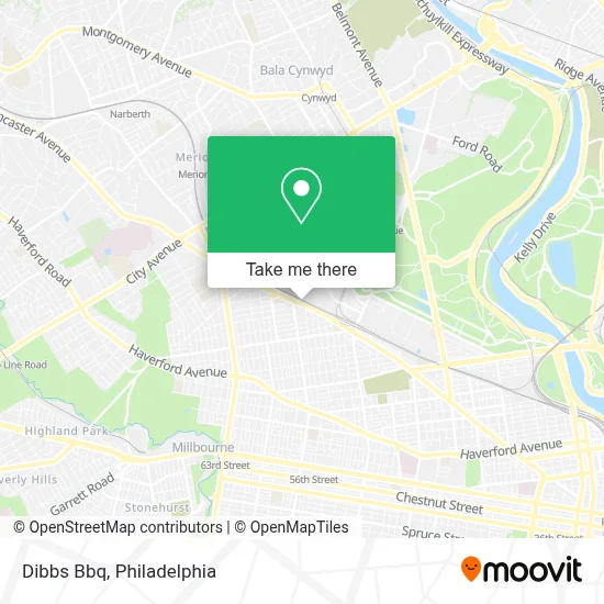 Dibbs Bbq map