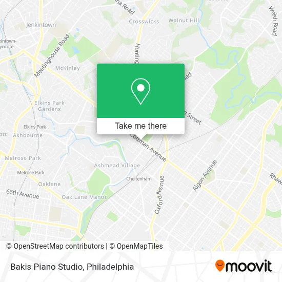 Bakis Piano Studio map