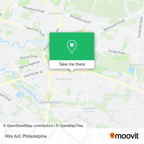 Rite Aid map
