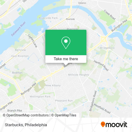 Starbucks map