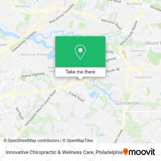 Innovative Chiropractic & Wellness Care map