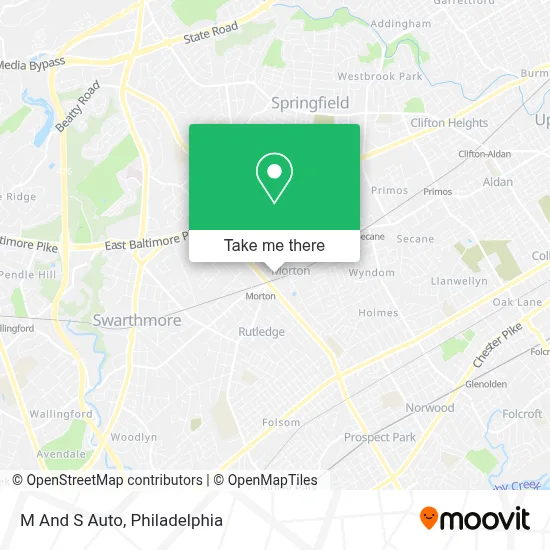 M And S Auto map
