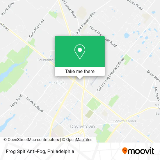 Frog Spit Anti-Fog map