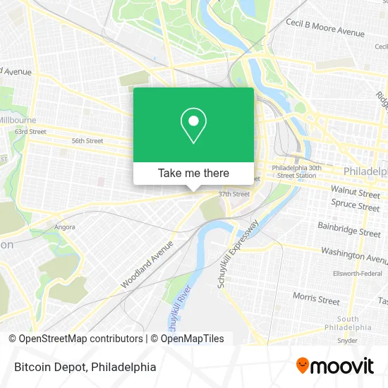 Bitcoin Depot map