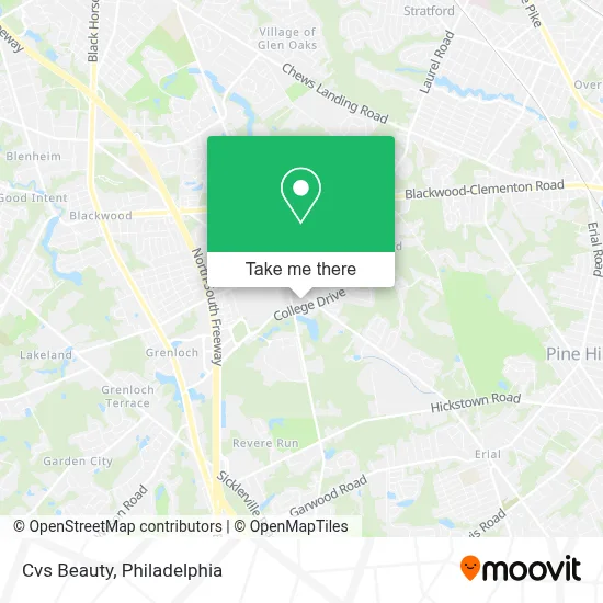 Cvs Beauty map