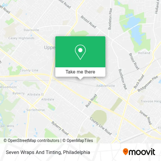Seven Wraps And Tinting map