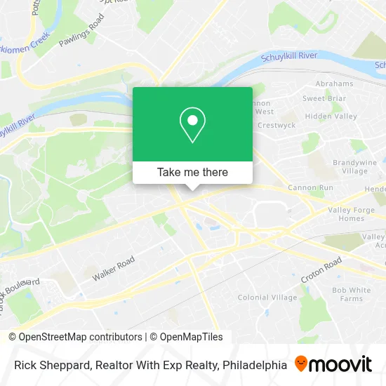 Rick Sheppard, Realtor With Exp Realty map